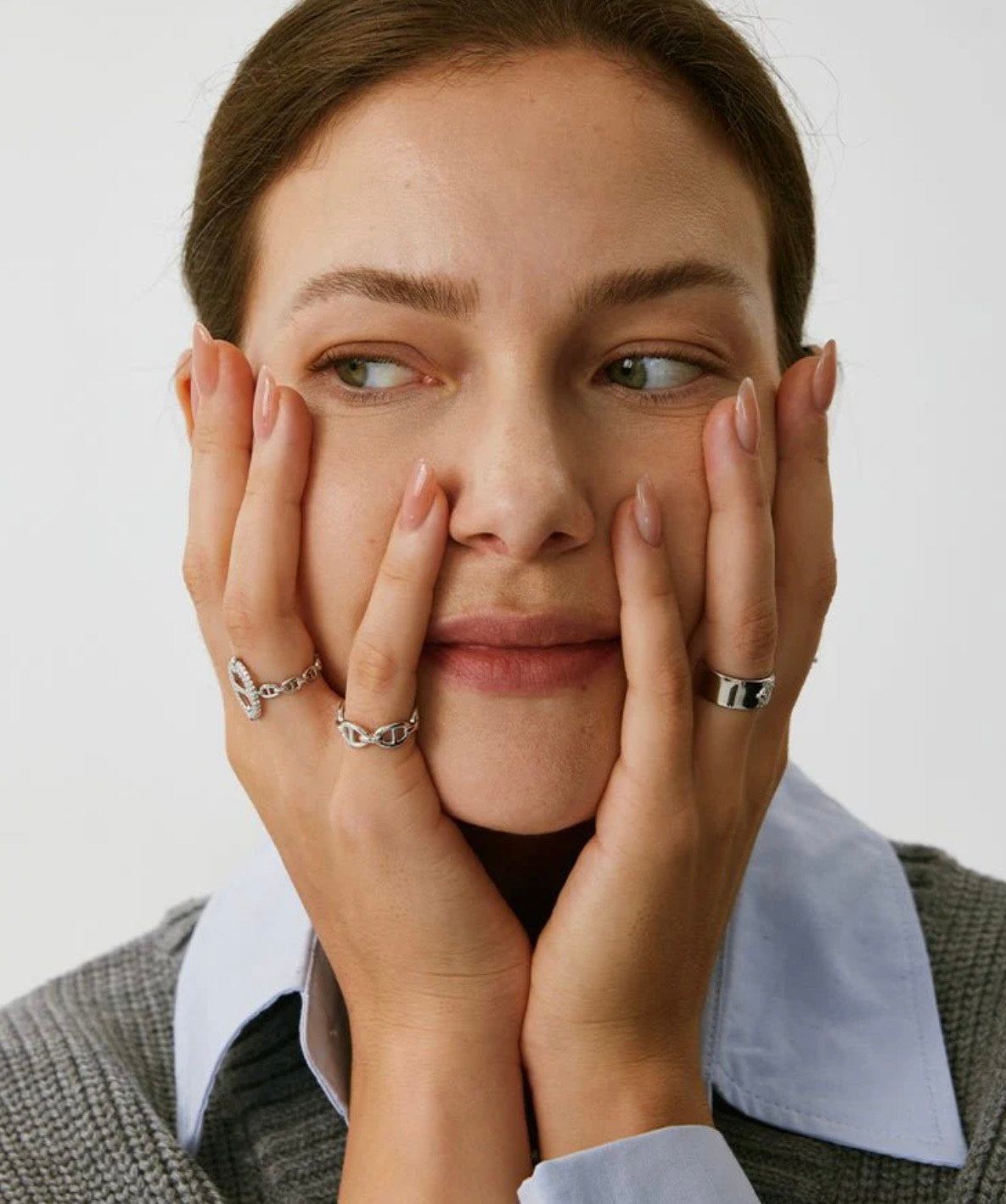 טבעת ורטו כסף