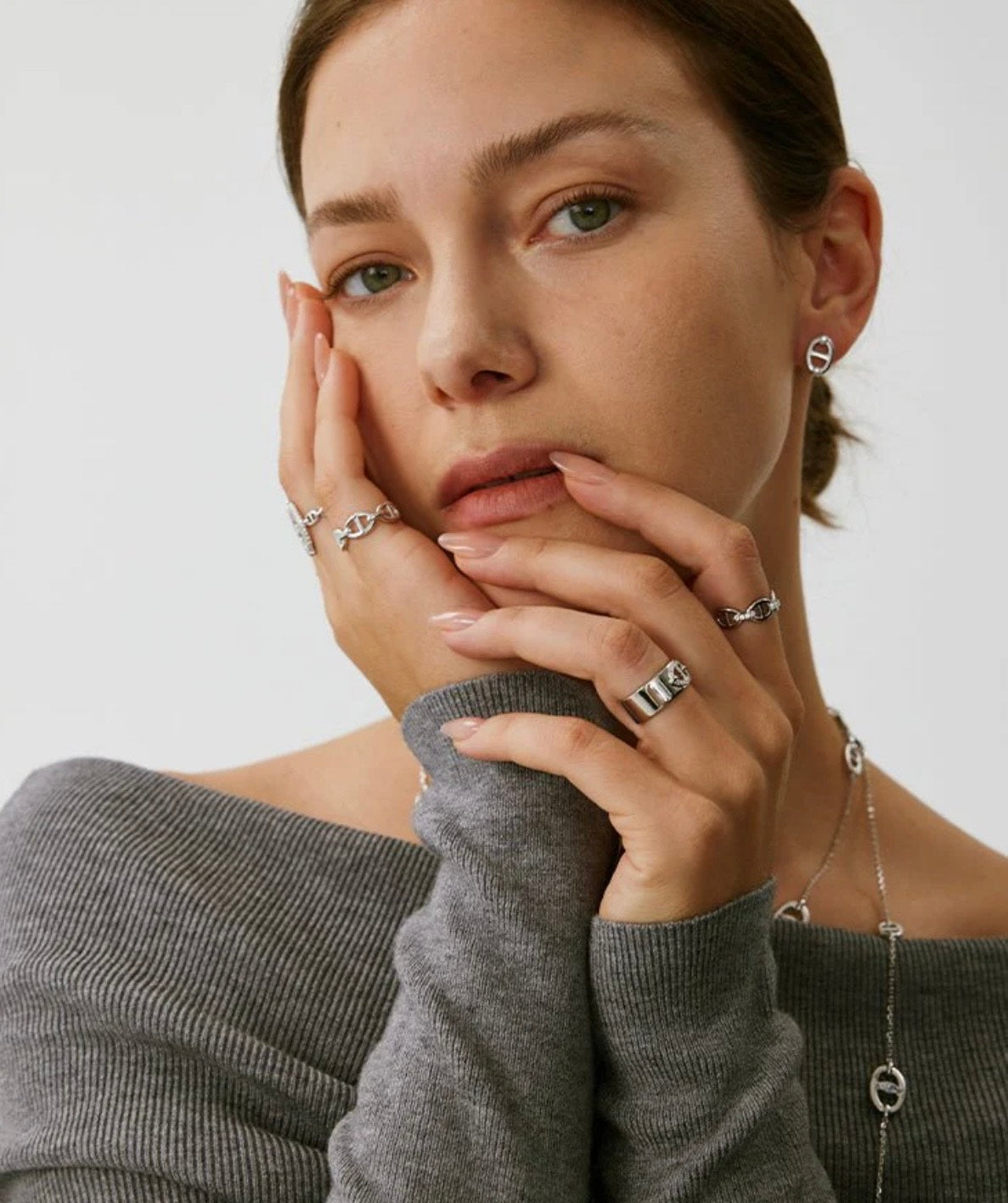 טבעת ורטו כסף