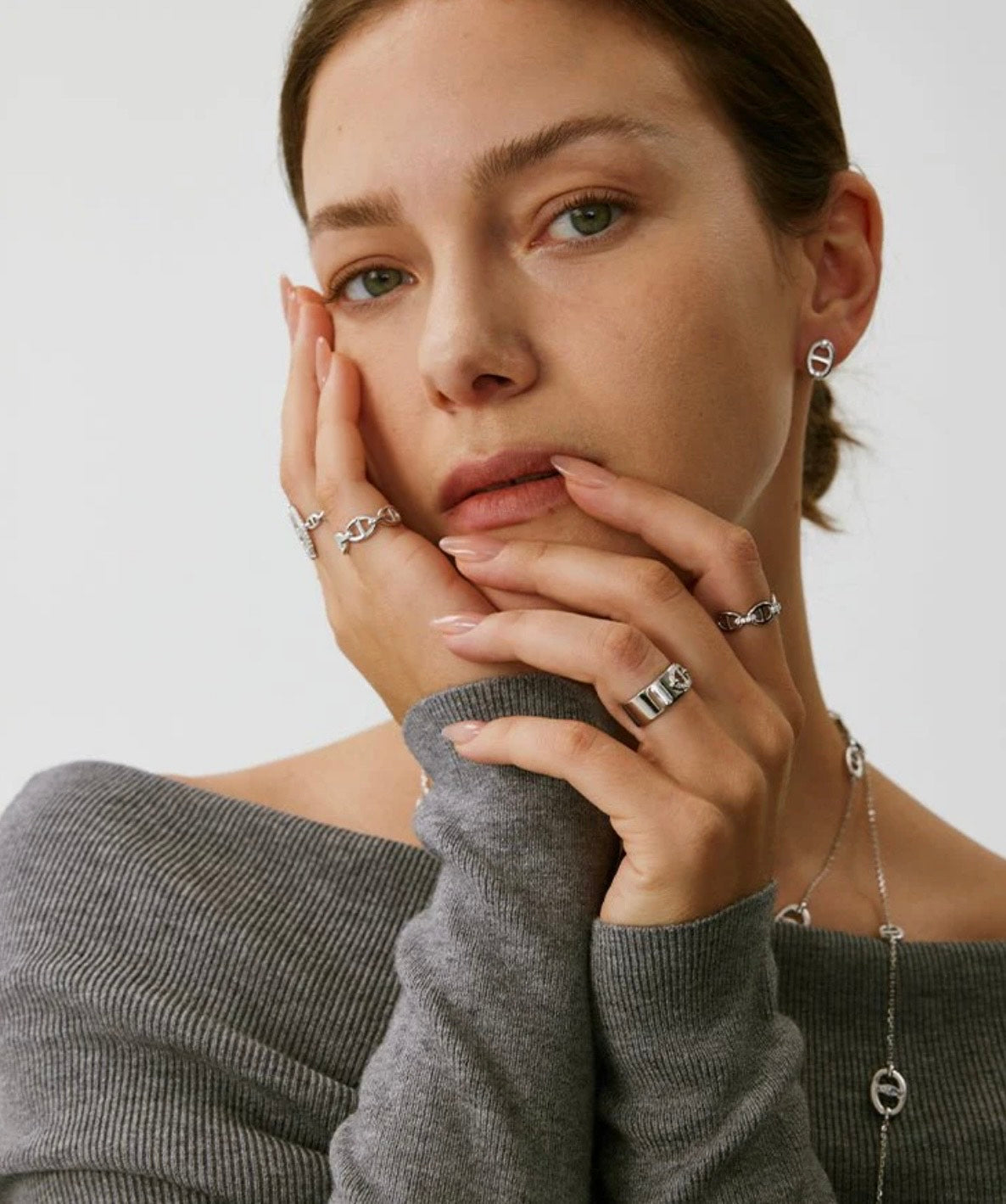 טבעת דיאנה כסף