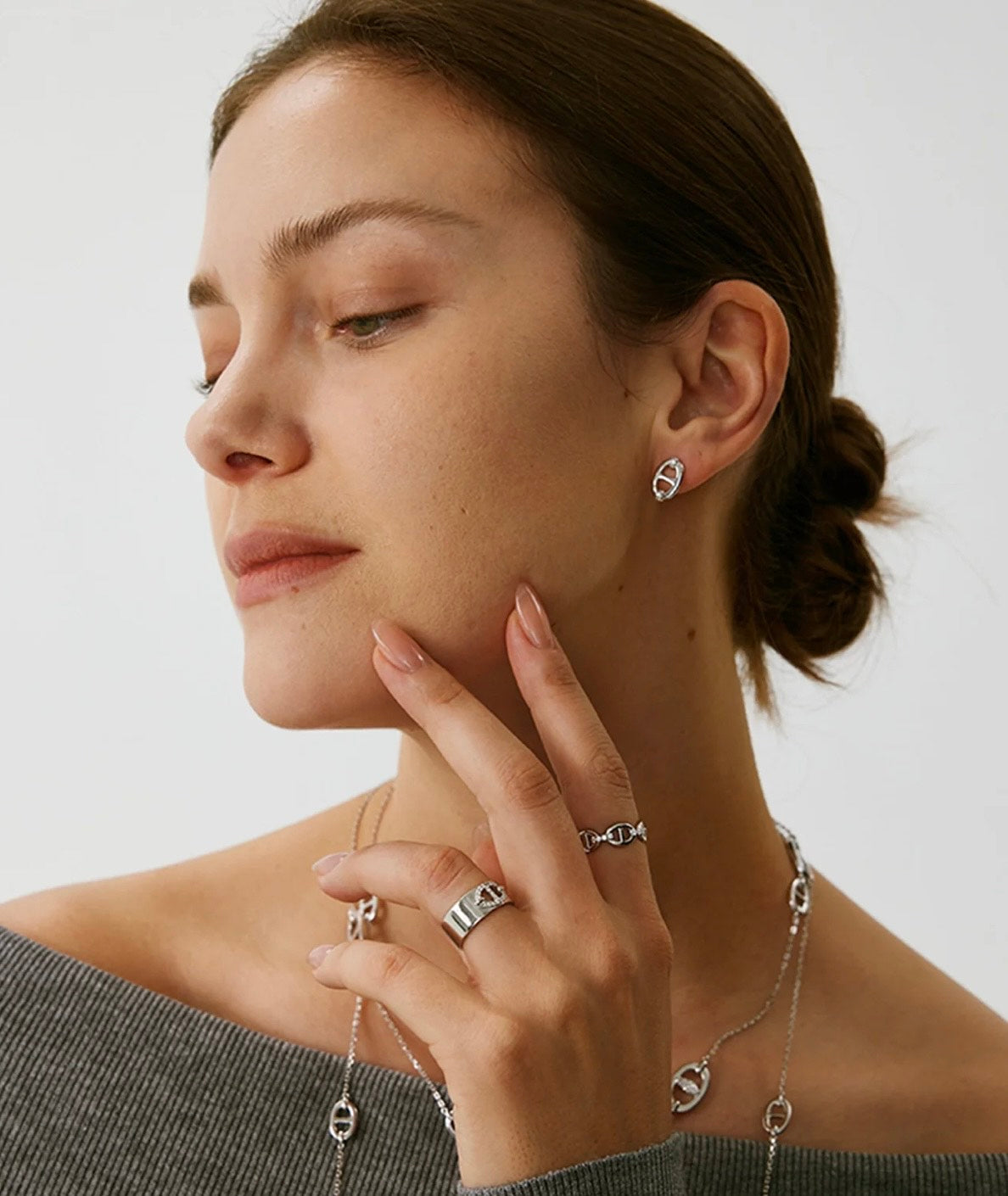 טבעת דיאנה כסף