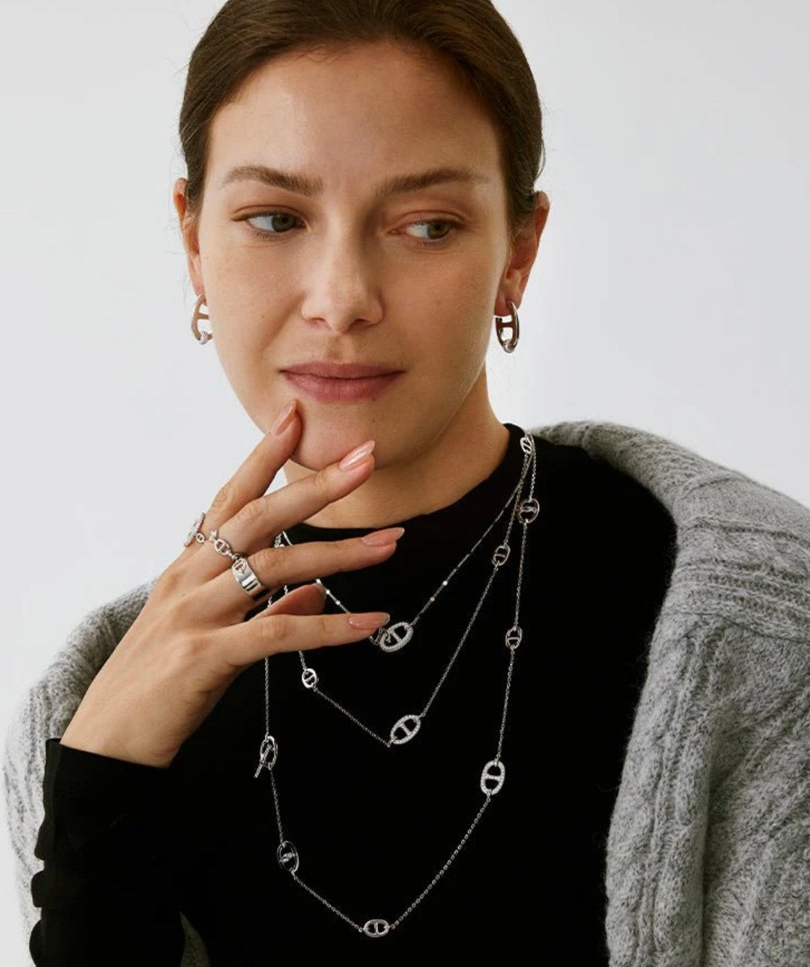 טבעת דיאנה כסף